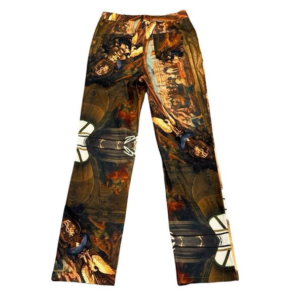 Artistic Print Women's Pants - Picture 6 of 13